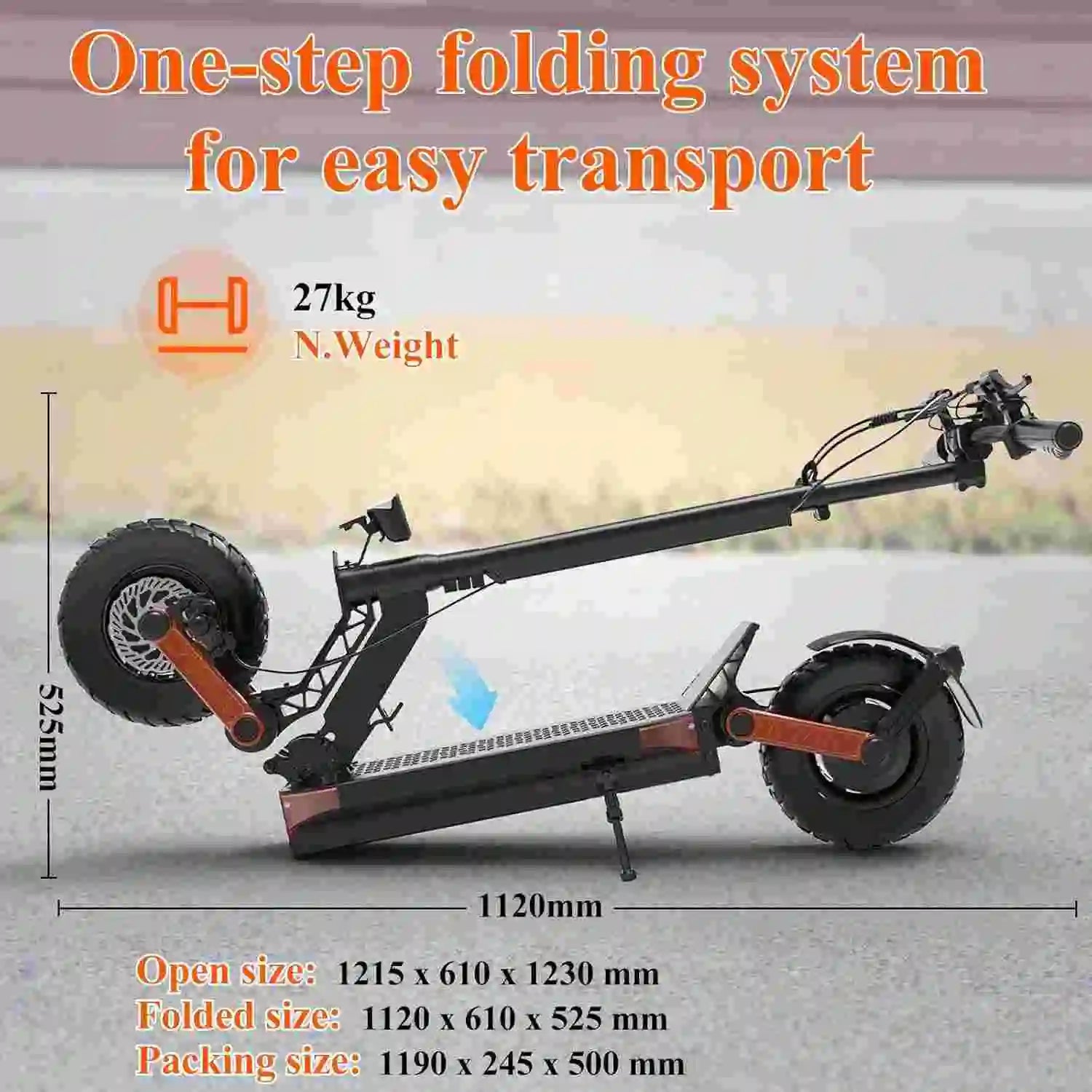 JOYOR S10-S-Z 2000W Dual Motor Off-Road E-Scooter