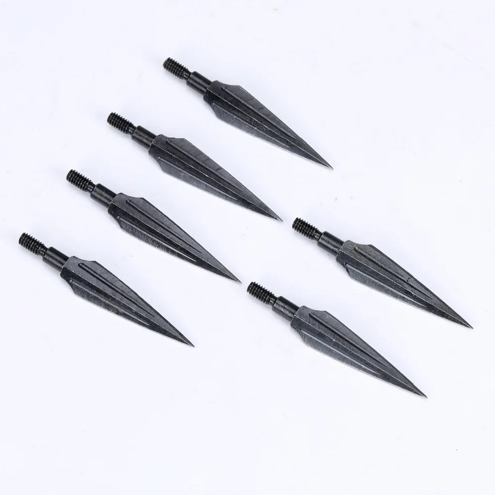 125/150gn High Carbon Steel Arrow Broadheads – 3/6/12pcs