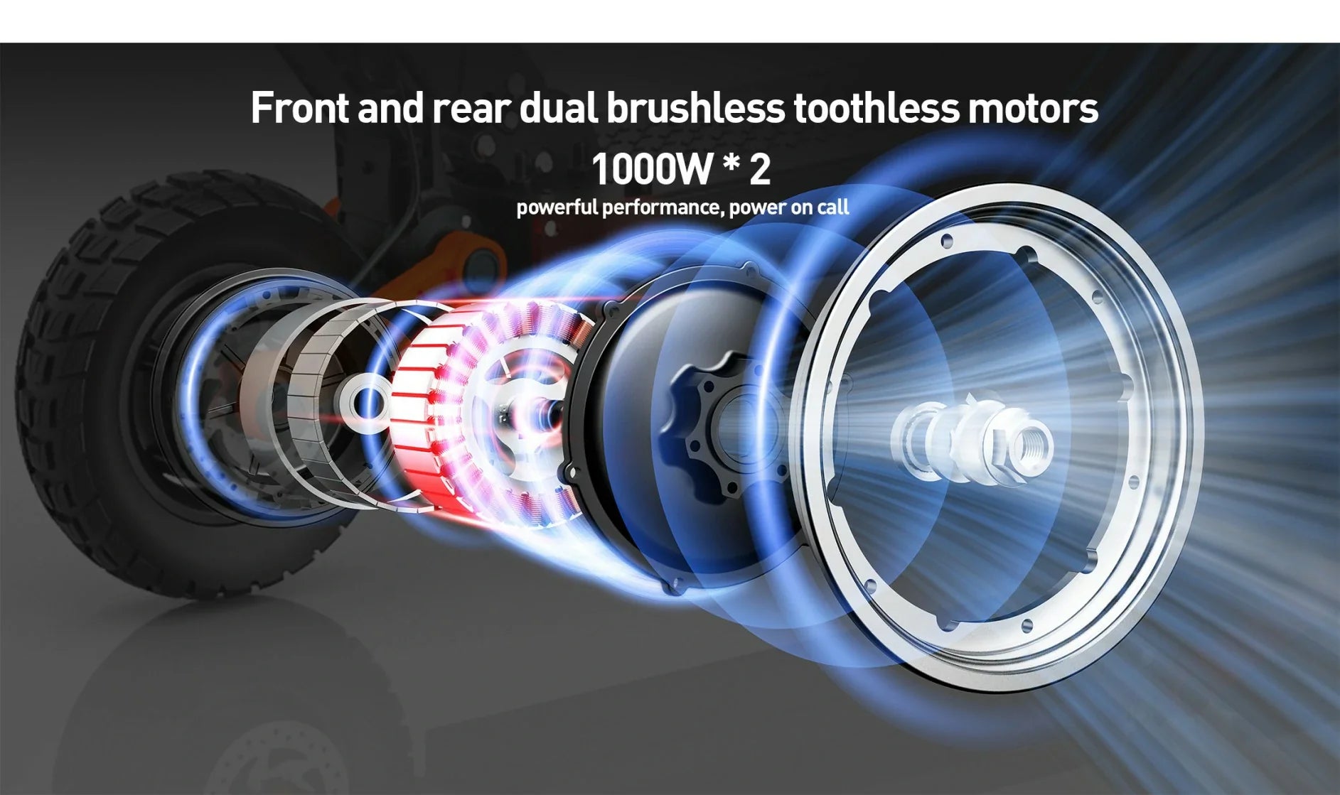 JOYOR S10-S-Z 2000W Dual Motor Off-Road E-Scooter