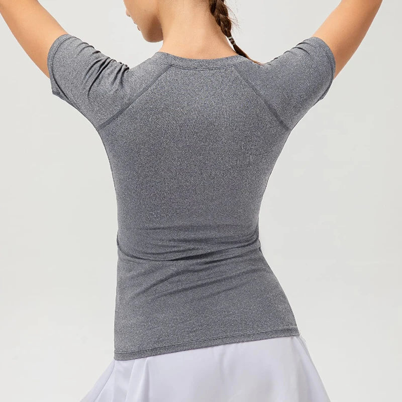 Women’s Short Sleeve Compression Workout Shirt