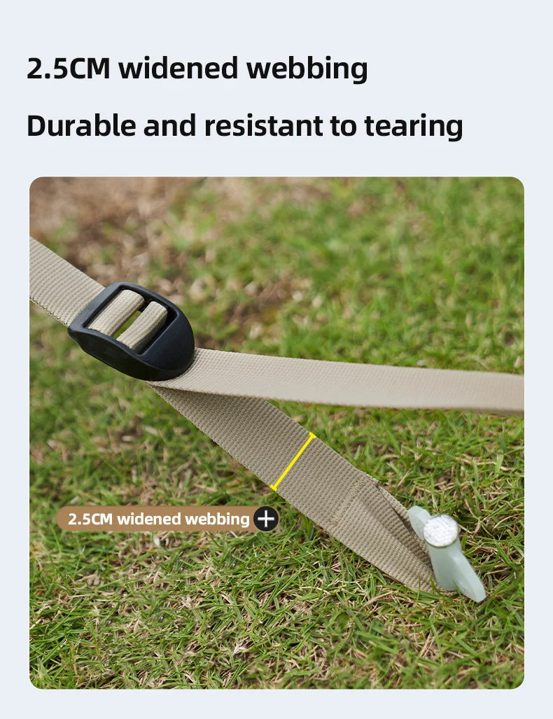 MOBI GARDEN Camping Black Coating Tarp