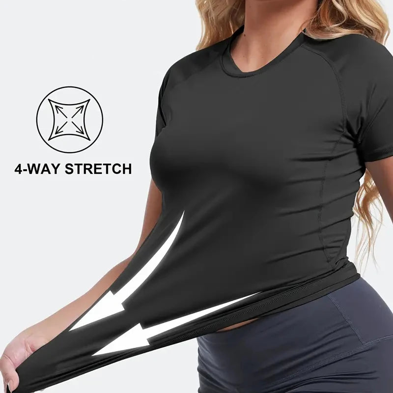 Women’s Short Sleeve Compression Workout Shirt