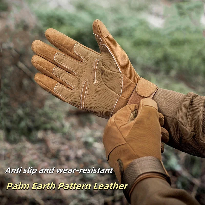 Unisex Tactical Full Finger Gloves – Anti-Slip Outdoor Sports Protection