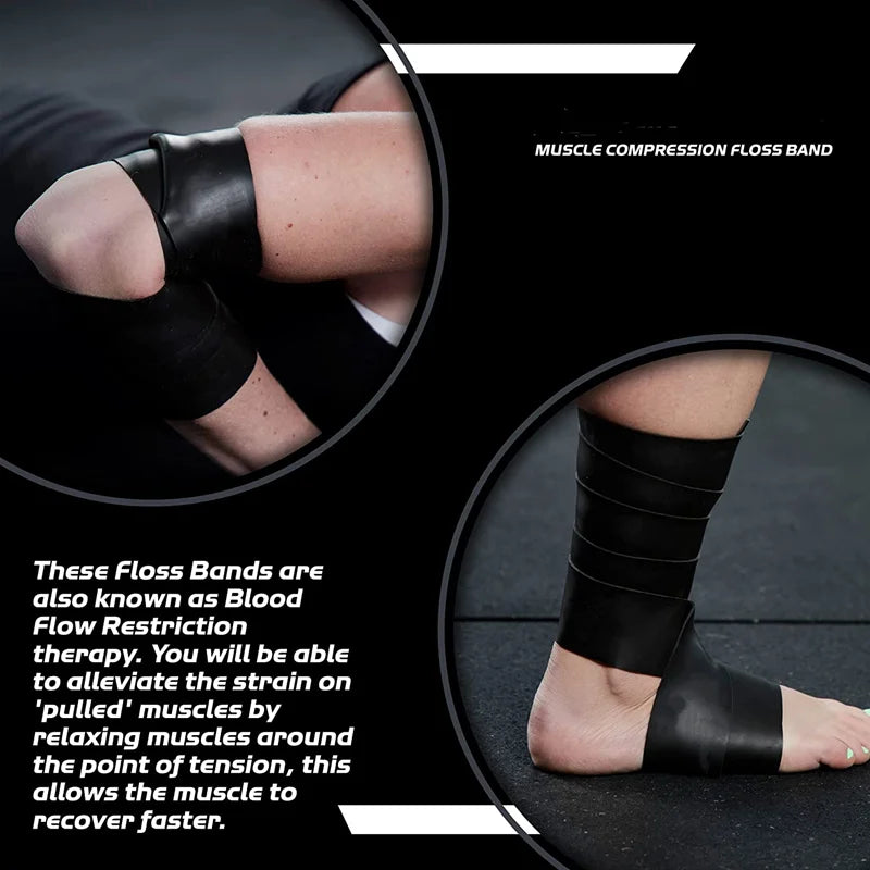 Floss Bands for Muscle Recovery & Compression Training