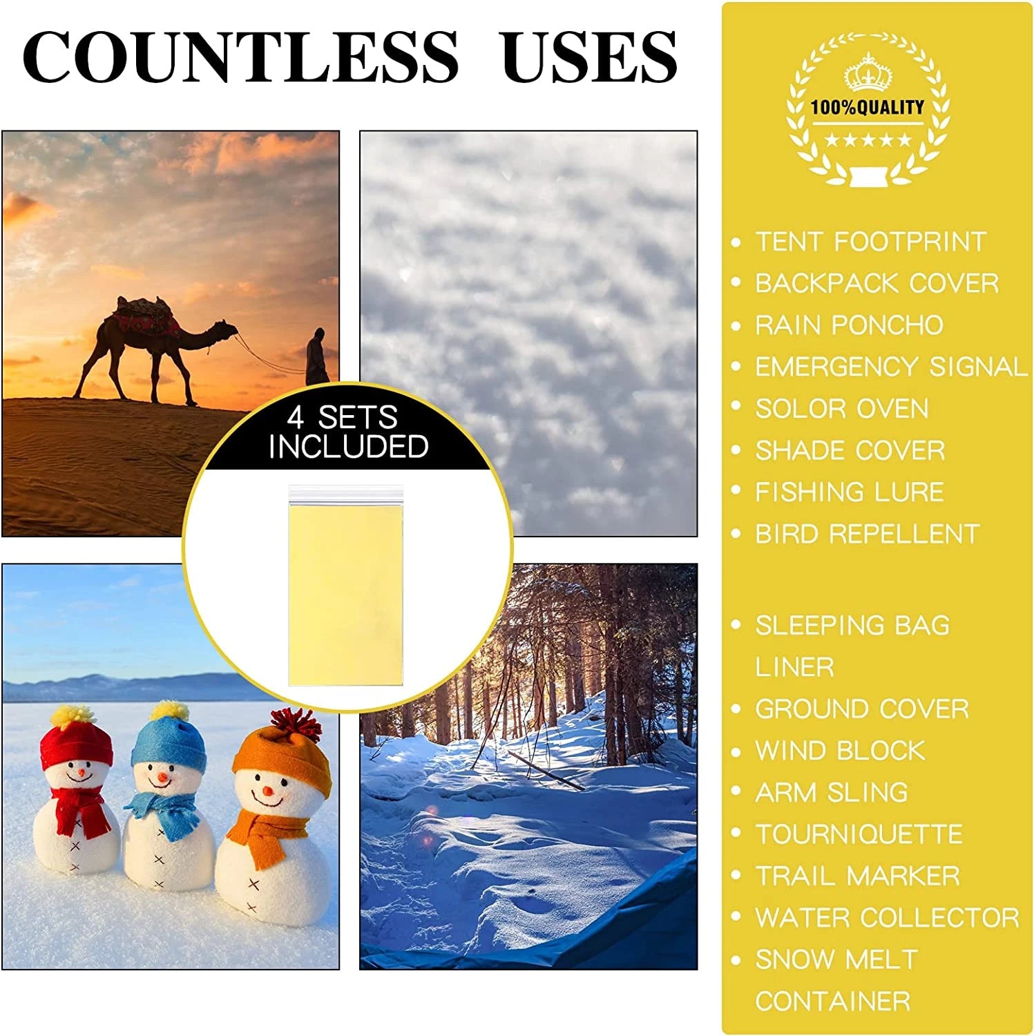 Waterproof Emergency Survival Blanket