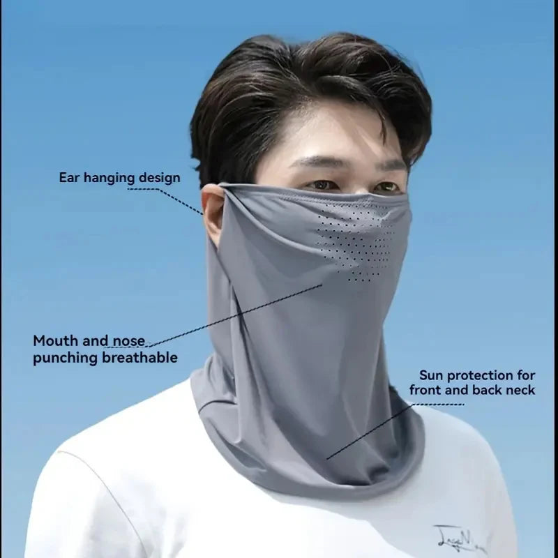 UV Protection Scarf Face Mask for Women