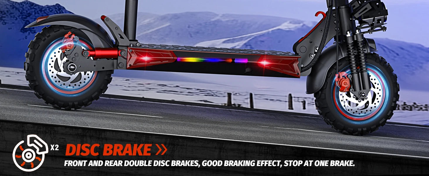 J11MAX 1200W Foldable Off-Road E-Scooter