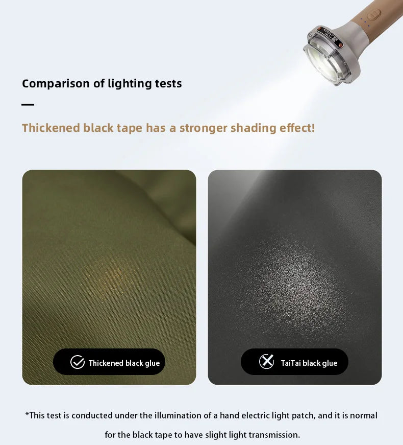 MOBI GARDEN Camping Black Coating Tarp