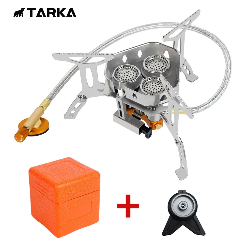 TARKA 3-Head Folding Gas Stove