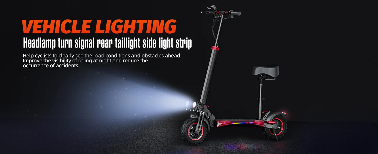 J11MAX 1200W Foldable Off-Road E-Scooter