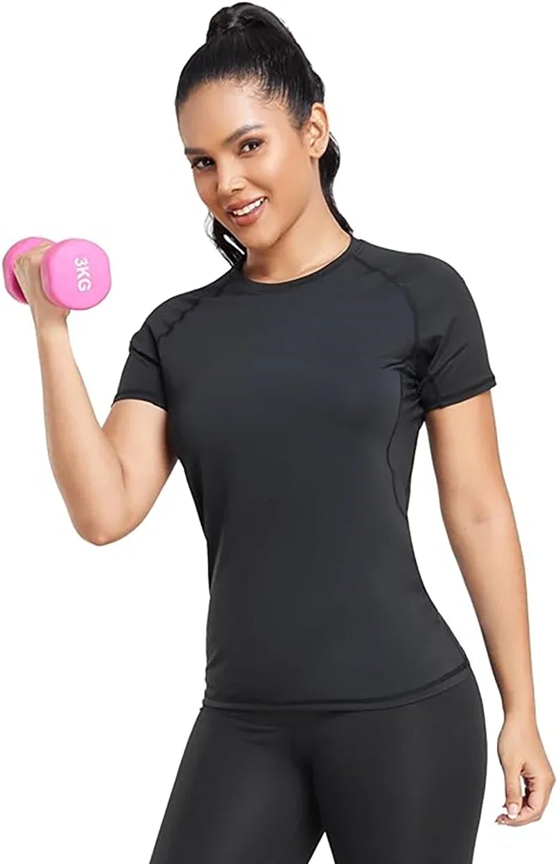 Women’s Short Sleeve Compression Workout Shirt