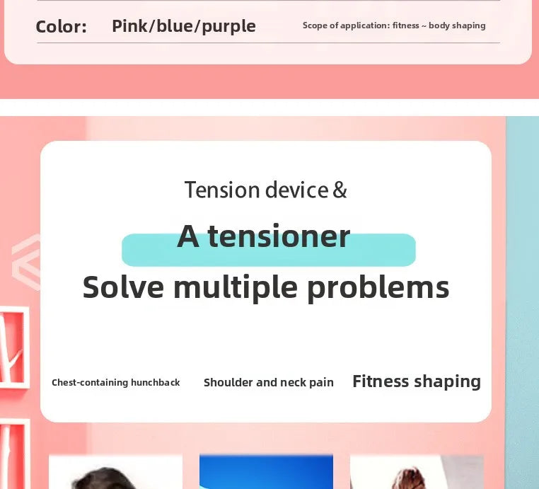 8-Word Pull-Up Device – Elastic Back Trainer for Women