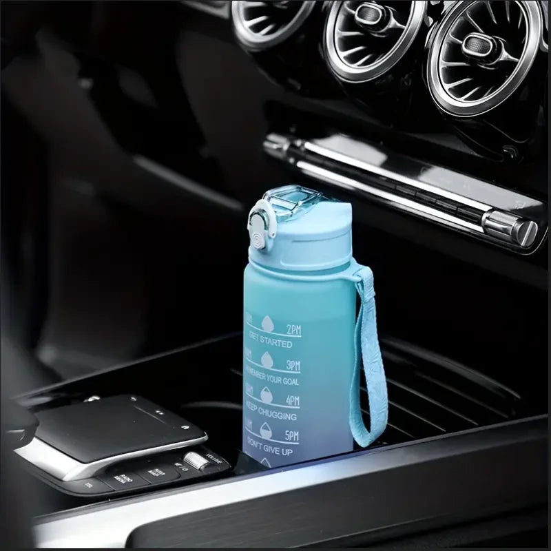 700ml Sports Water Bottle with Time Marker & Lid