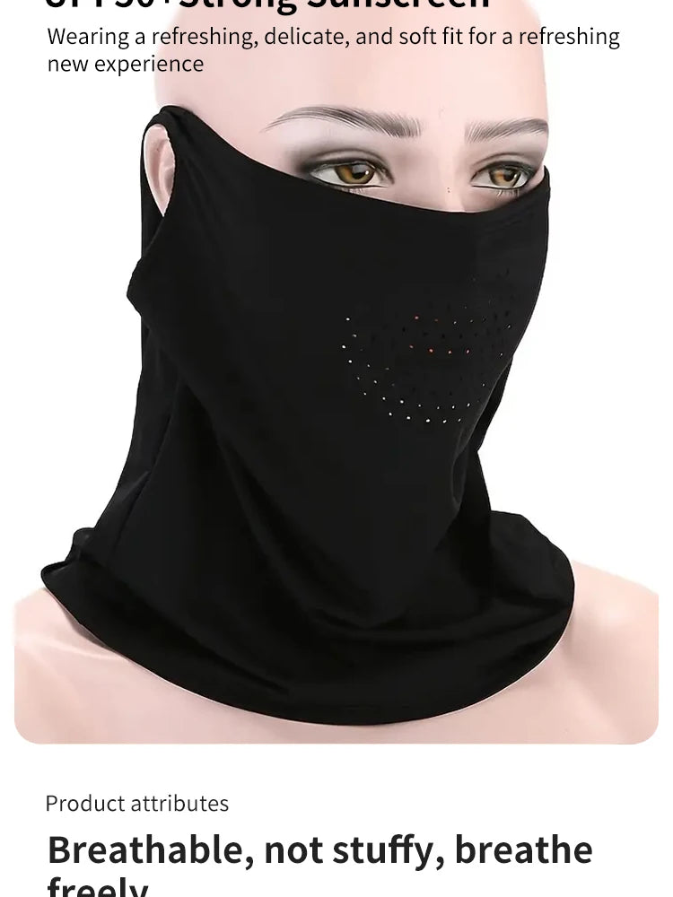 UV Protection Scarf Face Mask for Women
