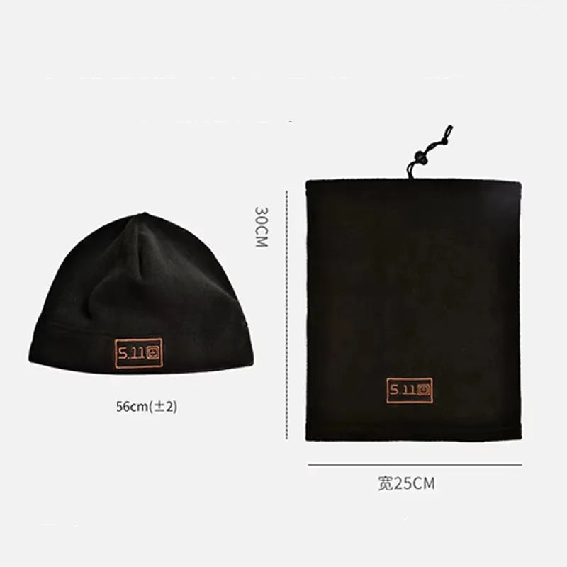 Tactical Fleece Hat & Scarf Set