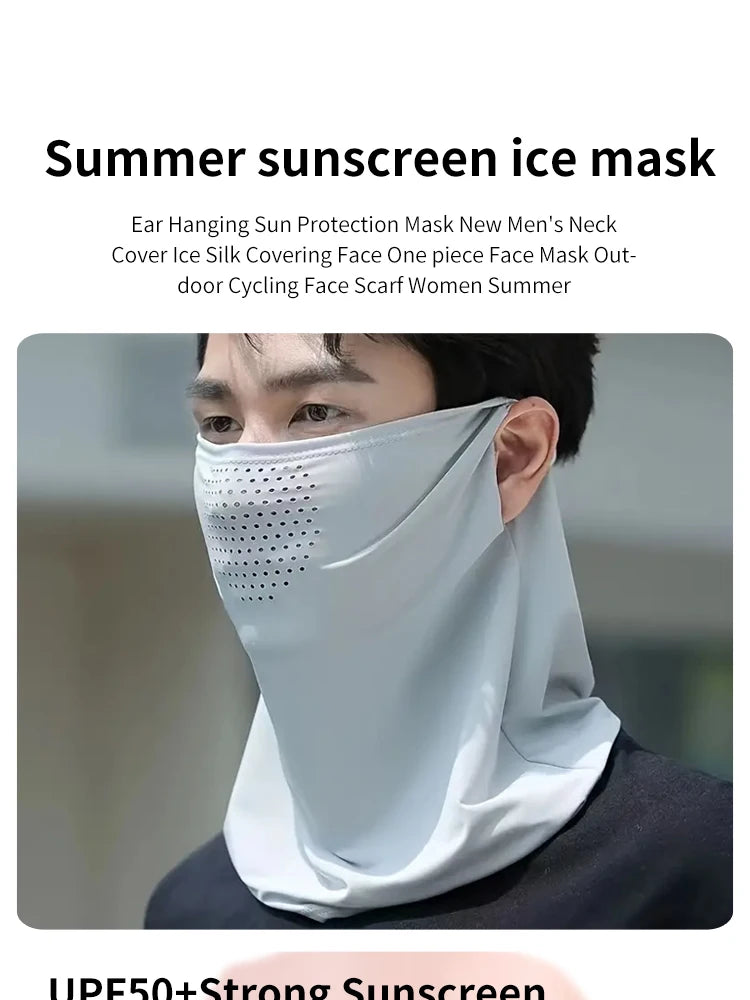 UV Protection Scarf Face Mask for Women