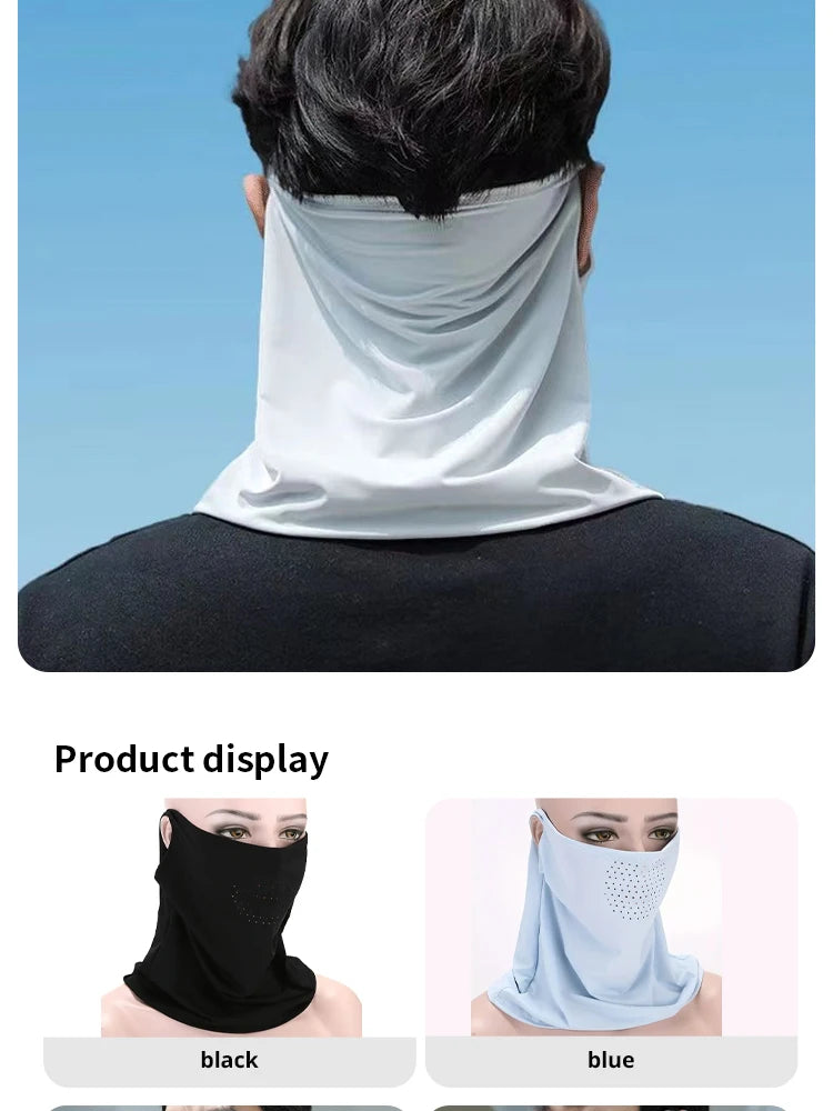 UV Protection Scarf Face Mask for Women