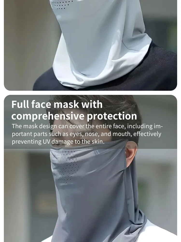 UV Protection Scarf Face Mask for Women