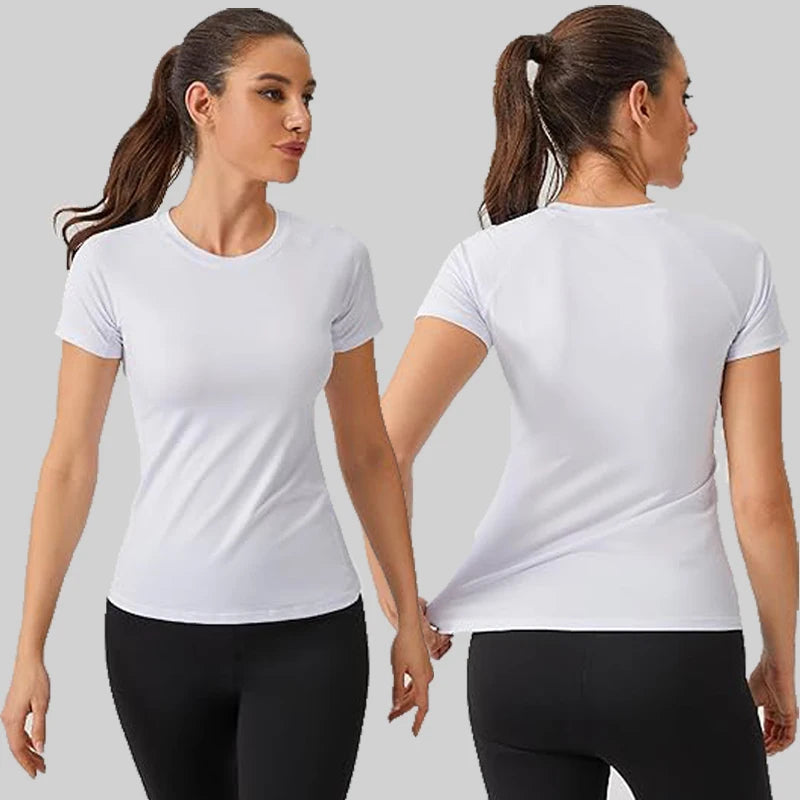 Women’s Short Sleeve Compression Workout Shirt