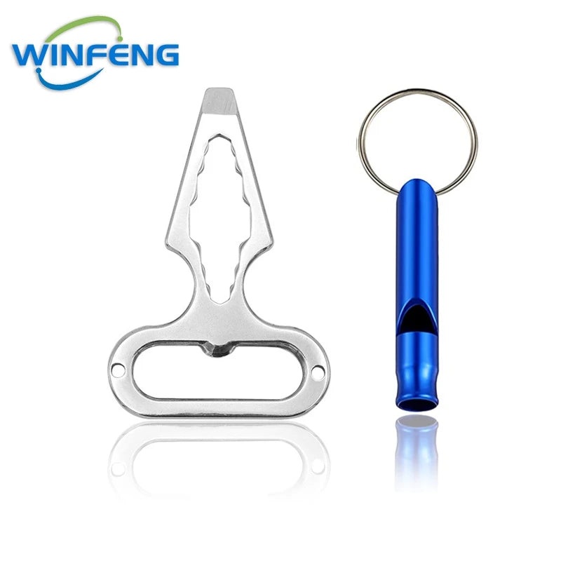 EDC Self-Defense Keychain Tool with Bottle Opener & Wrench