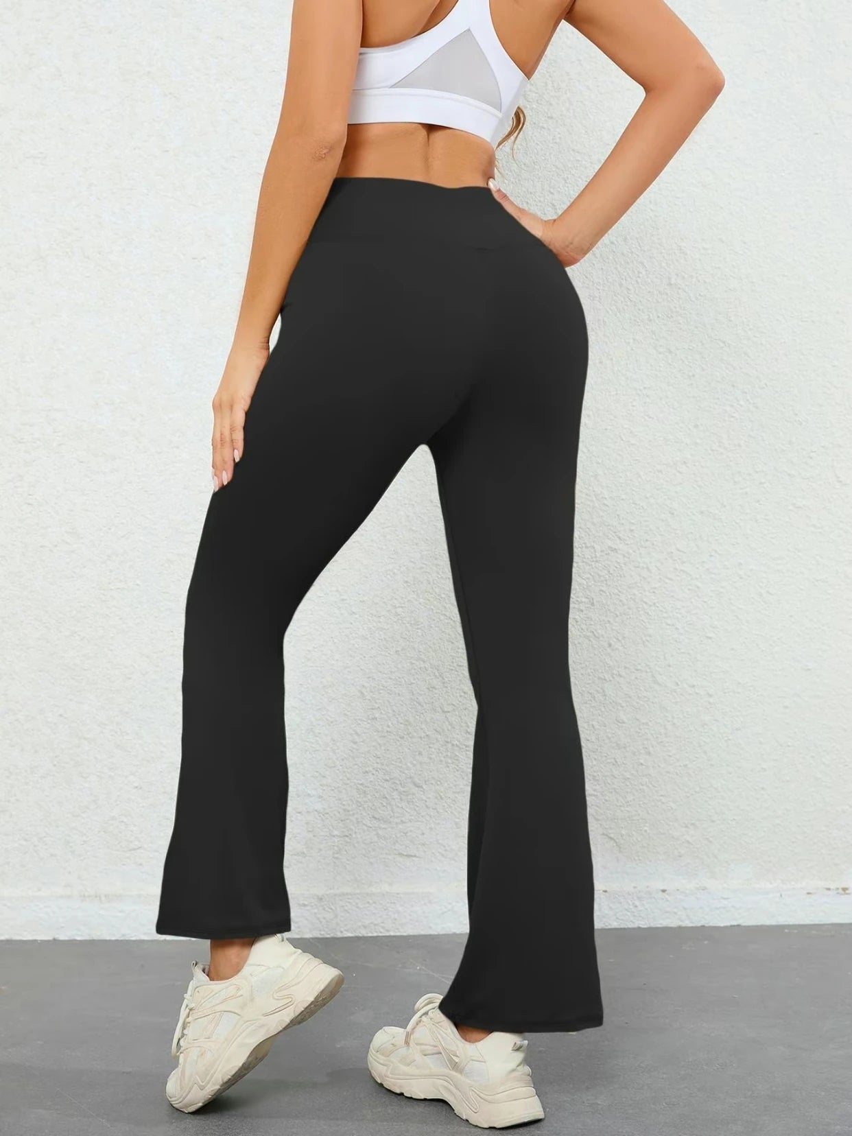 Fitfemme High-Waisted Flared Yoga Pants