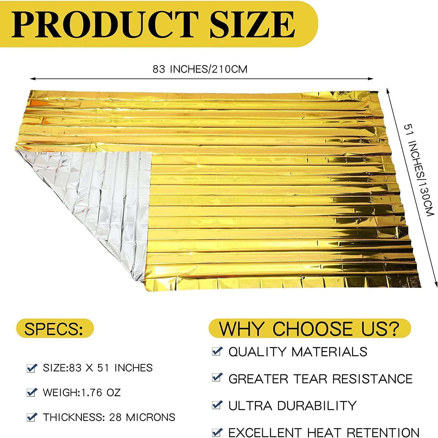 Waterproof Emergency Survival Blanket