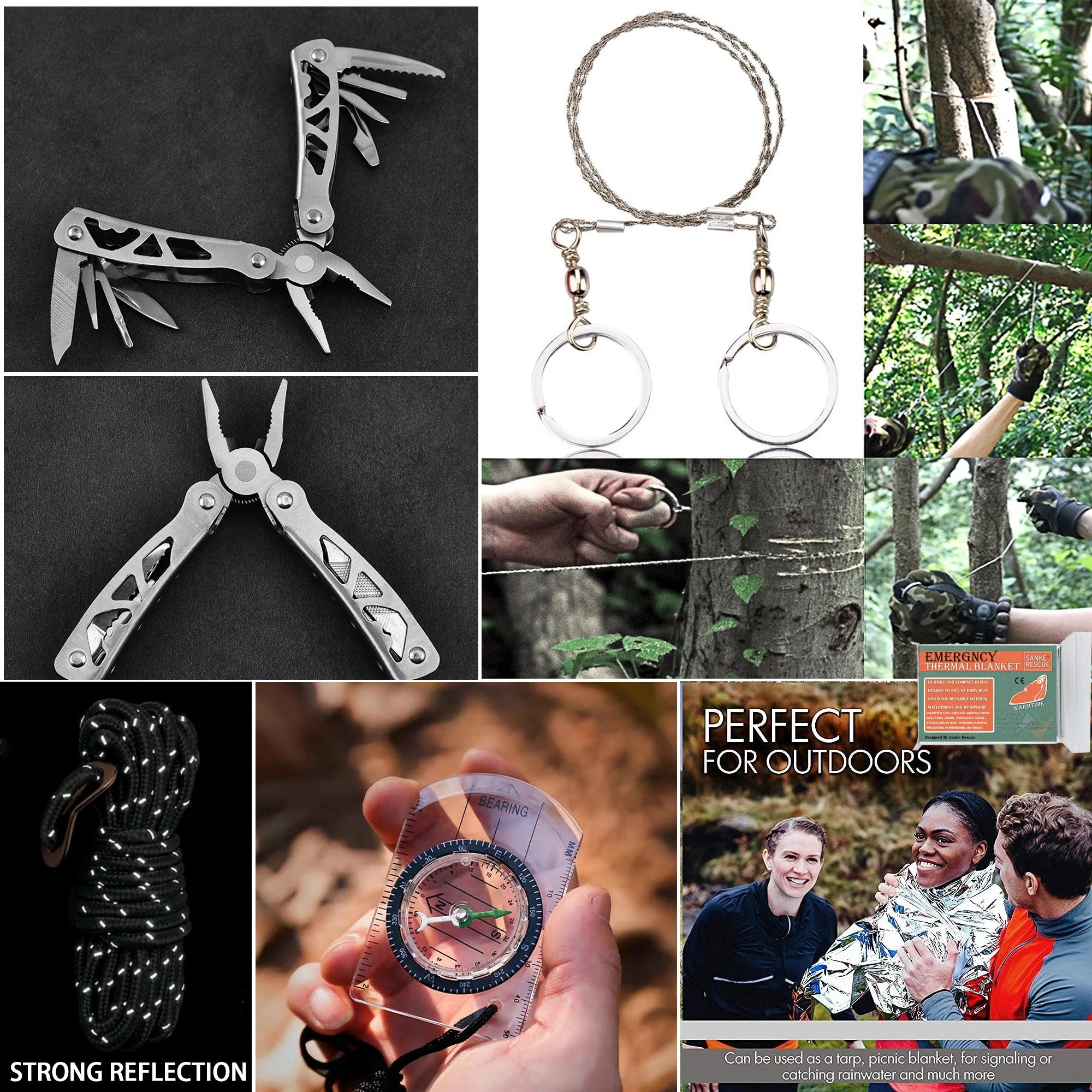 Survival Full Set First Aid Kit – Molle Outdoor Emergency Trauma Bag