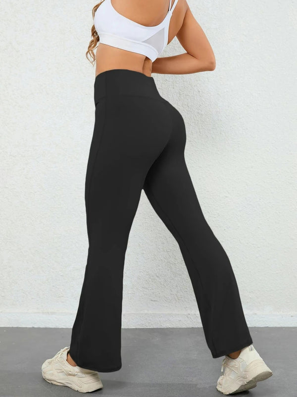 Fitfemme High-Waisted Flared Yoga Pants