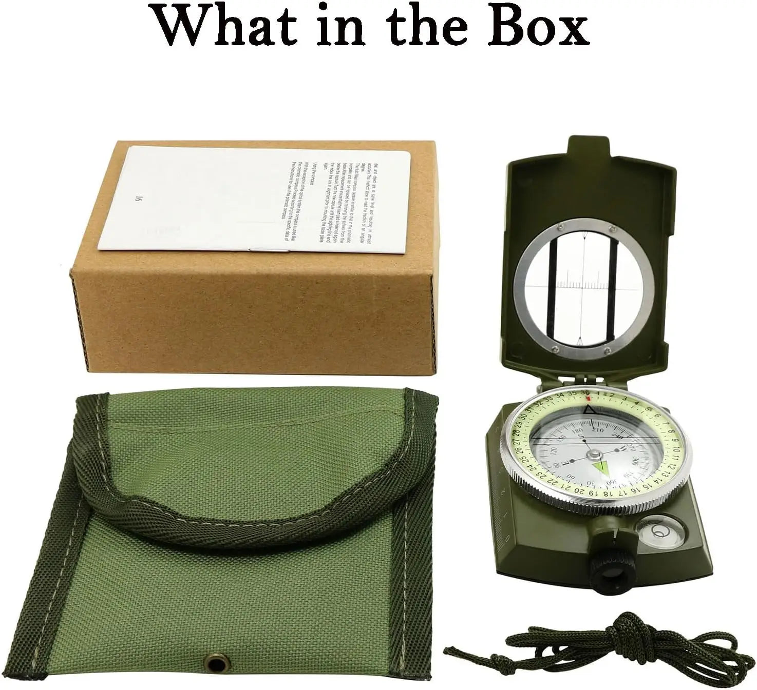 High Precision Waterproof Military Survival Compass