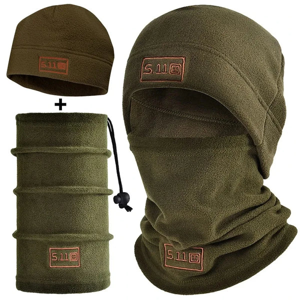 Tactical Fleece Hat & Scarf Set