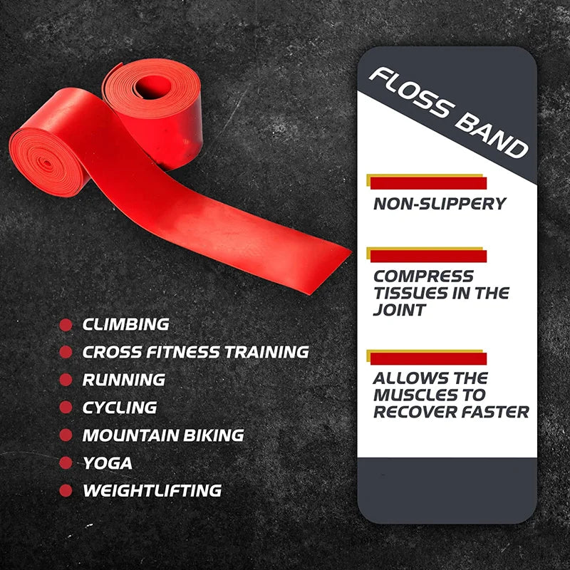 Floss Bands for Muscle Recovery & Compression Training