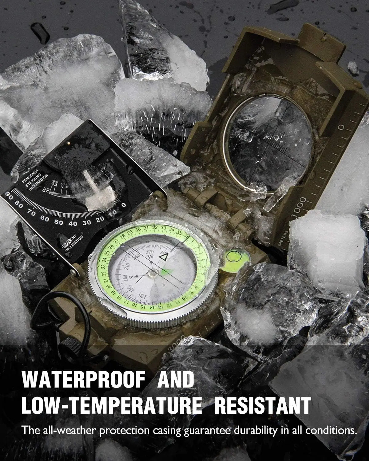 High Precision Waterproof Military Survival Compass