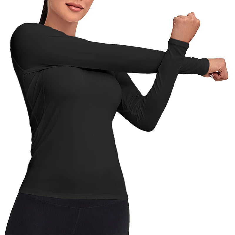 Women’s Compression Long Sleeve Workout Shirt